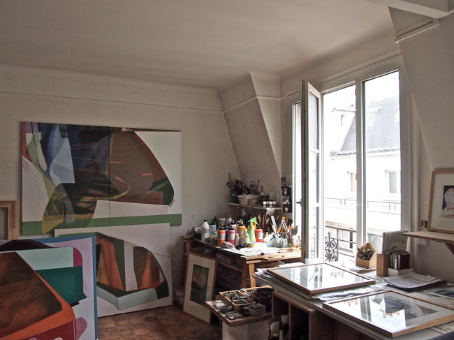 Susan Cantrick's studio